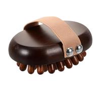 LRXIYODE Meridian Massage Brush in Natural Wood Handheld Acupoint Massager For Legs Abdomen Full Body Relaxation With Ergonomic Grip And Design