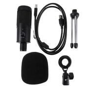 LRXIYODE Microfono Condensatore Cardioide Usb Per Laptop Microfono Per Streaming Accuratamente La Voce Umana Facile Da Usare Manopola Per Volume
