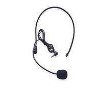 LRXIYODE Microfono Cuffia Archetto Regolabile 3,5 Mm Microfono Altoparlante Portatile Amplificatore Vocale Leggero per Insegnanti Tour Guide e Vendite