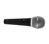 LRXIYODE Microfono Realistico per Prop Simulato Portatile Plastica per Role Play Interviste Sul Palco per Allenamento Al Public Speaking e Feste