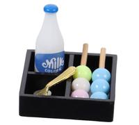 LRXIYODE Miniatura Tè del Pomeriggio in Snack per Casa delle Bambole Accessorio Cucina Decorativo per Fotografia e Gioco Educativo
