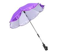 LRXIYODE Ombrellino Parasole Per Passeggino in Argento Con Protezione Uv Resistente e Facile Da Installare Accessorio Estivo Per Carrozzina Ragazzo Ragazza