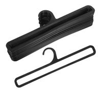LRXIYODE Organizzatore Appendicravatte e Cinture in Plastica Nero 20 Pezzi per Armadio Leggero Multifunzione per Accessori e Cravatte Casa