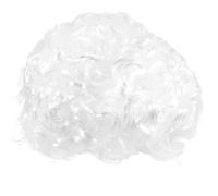 LRXIYODE Parrucca da Giudice e Avvocato per Costume, Copricapo Maschile Sintetico Riutilizzabile, Aspetto Naturale e Fissaggio Confortevole per Feste e Cosplay