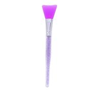LRXIYODE Pennello Professionale per Maschera Viso in Plastica Porpora Asta Cristallo, Applicatore Viso per Siero e Prodotti Skincare, Uso Professionale e Domestico