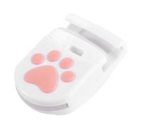 LRXIYODE Piegaciglia Previene di Pizzicare le Palpebre Portatile Bianco in Silicone e Metallo e uno Sguardo alla Moda Manico Antiscivolo e Sguardo alla Moda per Uso Professionale e Personale