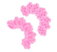 LRXIYODE Porta Colla Controllo Preciso della Colla 500 Pezzi in Abs Accessorio per Laminazione Ciglia per Extension Ciglia a Forma di Fiore Rosa per Uso Domestico e Studi