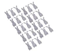 LRXIYODE Portamonete a Forma di Coniglio 36 Pezzi - Decorazione Centrotavola Pasquale per Tavola di Pasqua, Porta Soldi per Cestino e Bomboniere, Accessorio Primaverile Resistente