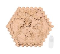 LRXIYODE Puzzle Legno per Adulti con Difficoltà Intelligenza e Relax Forma Creativa Viola Educativo per Sviluppo Mentale