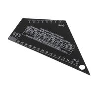 LRXIYODE Righello di Misurazione per Chitarra Livellatore per Tasti per Chitarra Strumento per Liutaio Righello per Regolazione delle Corde Misuratore di Altezza delle Corde Strumento