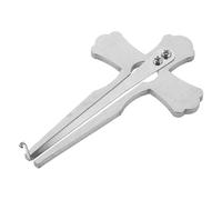 LRXIYODE Scacciapensieri Portatile a Mascella Argento Suono Brillante, Strumento Musicale Etnico Arpa Russa Artigianale per Principianti e Musicisti Professionisti, Adatto a Viaggi