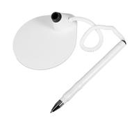 LRXIYODE Secure Desk Pen, Penna da Banco in Plastica Nera con Base e Catena, Scrittura Scorrevole per Ufficio e Uso Professionale