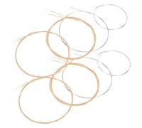 LRXIYODE Set 1 Corda per Mandolino in Acciaio Inossidabile Oro 8 Fili, Suono Nitido e Sostituzione Facile, Accessori per Mandolino di Qualità