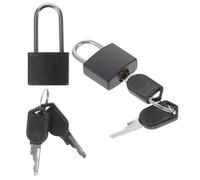 LRXIYODE Set 2 Mini Lucchetti in Acciaio Inox per Armadietto e Bagagli, Piccolo Lucchetto con Chiave, Leggero e Vintage, per Scatole, Portagioie e Uso da Viaggio