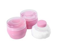 LRXIYODE Set 2 Puff per Talco per Bambini Soffice Piumino e Plastica Pp, Delicati sulla Pelle, Distribuzione Uniforme della Polvere, Dopo Bagnetto