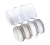 LRXIYODE Set 4 Pezzi Contenitori Da Viaggio Per Creme e Lozioni 50ml Bottiglie Ricaricabili Leggere Per Cosmetici Viso Corpo, Kit Portatile Per Viaggi e Uso Quotidiano
