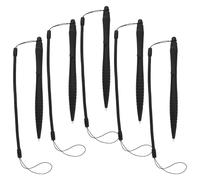 LRXIYODE Set 5 Penne Stilo per Tablet con Cordino Anti-smarrimento Elastico, Punta Sensibile per Disegno e Scrittura, Compatibile Touchscreen, e Uso Quotidiano
