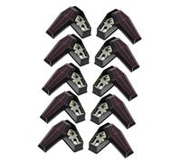 LRXIYODE Set da 10 Mini Bare Nere in Plastica Riutilizzabili per Halloween, Oggetti di Scena per Feste e Decorazioni per Interni, Scatole Porta Dolcetti Compatte per Bomboniere e Scherzi