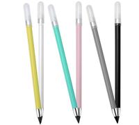 LRXIYODE Set da 6 Matite senza Inchiostro Riutilizzabili per e Studenti Matite da Disegno e Scrittura senza Tempera Leggere e Pratiche per Schizzi su Quaderni e Fogli Colore Casuale