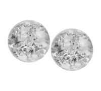 LRXIYODE Sfera di Cristallo Decorativa Ornamento Elegante a Forma di Globo 3cm 2 Pezzi in Vetro Funzione Feng Shui e Decorazione da Scrivania per Ufficio e Fotografia