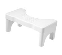 LRXIYODE Sgabello Wc Antiscivolo in PP Stabile e Robusto Sgabello da Bagno Compatto per Anziani e Famiglie Scalino Ergonomico per Piedi Design Salvaspazio e Sicuro