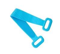 LRXIYODE Spazzola Doccia Esfoliante in Silicone con Doppio Anello per Massaggio e Pulizia Profonda della Schiena Cintura Lunga per e Adatta Tutti i Tipi Blu