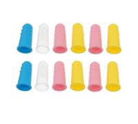 LRXIYODE Spazzolino da Dito per Pulizia Profonda 12 Pezzi in Silicone per di Compleanno Colore Esperienza Confortevole, Accessorio per Ragazzo Ragazza dei Primi Dentini