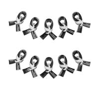 LRXIYODE Spilla Commemorativa a Forma di Colomba Nera in Metallo Set da 10 Pezzi Spilla per Vestiti Bavero e Zaino Accessorio Discreto per Funerali Veglie e Cerimonie di