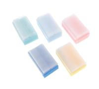 LRXIYODE Spugne da Bagno per Ragazzo Ragazza 5 Pezzi Set, Spazzola da Bagno Setole Morbide, Spugna per Pulizia Cuoio Capelluto, Accessori Tattili per Bagnetto Ragazzo Colore Casuale