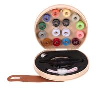LRXIYODE Stitch Accessori, Astuccio per Aghi, Scatola portaoggetti Portatile in ABS Beige, Organizer per Bottoni Piccoli e Accessori, per Amiche Che Amano Il Cucito Artigianale
