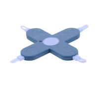 LRXIYODE Strumento per Pulizia Orecchie e Naso per Ragazzo Ragazza 4 in 1 Design a Croce Rimozione Cerume e Pulizia Unghie in Pp e Pet Colore Blu per Cura Delicata