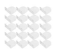 LRXIYODE Supporto Espositivo in Acrilico Trasparente per Action Figure e Modellini, Set da 20 Pezzi di Basi Miniature per Statuette, Scaffale Espositivo Compatto per Oggetti da