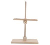 LRXIYODE Supporto Imbuto Regolabile in Altezza in Legno con Porta Imbuti Stabile e Versatile per Laboratori Scolastici Base Robusta per Esperimenti Precisi