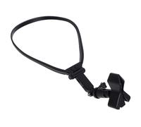 LRXIYODE Supporto Microfono per Collo Ergonomico in Plastico e Metallo, Leggero e Portatile, Riduce Rumore del Vento per Streaming All'aperto e Artisti