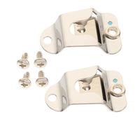 LRXIYODE Supporto Per Microfono Cb in Metallo Clip Per Appendere Microfono a Mano Accessori Per Radio Cb Gancio Per Radio Amatoriale Set Da 2