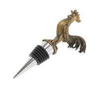 LRXIYODE Tappo per Vino a Forma di Gallina in Lega di Zinco e Silicone Oro, Facile da Usare e Sigilla Saldamente, per Bar e Feste Vintage Artistiche