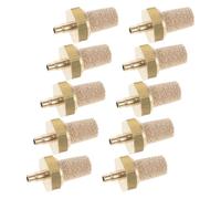 LRXIYODE Ugelli in Rame 10 Pezzi per Macchina del da Palco M3 M4 Silenziatore D’Aria in Rame per Dell’Olio Riduttore di Rumore Compatibile per Spettacoli dal