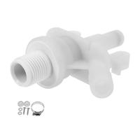 LRXIYODE Valvola Serbatoio Wc Camper Compatibile Valvola Ingresso Acqua Resistente e Compatta per Bagno Rv Installazione Facile e Controllo Preciso del Flusso
