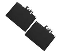 LRXIYODE Vassoio ABS per Scheda Audio e Supporto Microfono, 2 Pezzi Nero, 24X17,5 CM, Clip e Bordi Antiscivolo, Adatto per Rack e Broadcast