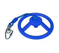 LRXIYODE Volante Per Palestra Anelli Di Esercizio Accessori Per Parchi Giochi Per Swing Del Volante Appeso Percorso a Ostacoli Per Al Coperto Blu Addominali