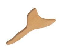 LRXIYODE Wooden Gua Sha Massage Stick in Sustainable Wood Ergonomic Shape for Muscle and Foot Relief Portable Manual Massager for Home Relaxation and Soothing Therapy