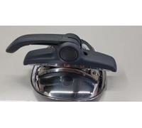 LS-090041000022 Coperchio acciaio inox compatibile con Lagostina per pentola pressione Irradial Lagoeasyup 3,5/5/7LT