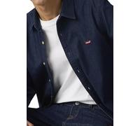 Levi's - Battery - Camicia di jeans slim con logo batwing lavaggio scuro-Blu navy L