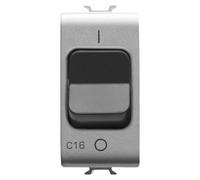 Gewiss automatico magnetotermico 1p n c16 3ka 230v gw14468 chorus titanio