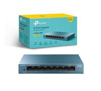 LS108G Switch 8 Porte Gigabit Custodia in Metallo Plug & Play 802.1p/DSCP QoS