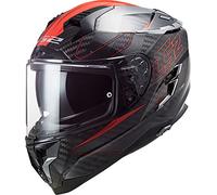 LS2 103277632XXS Casco Moto Full Face FF327 Challenger CT2 Fold, Unisex, Rosso, XXS