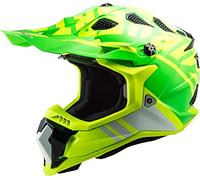 LS2 407002254XS Casco Motocross MX700 Subverter Gammax, Unisex, Giallo/Verde, XS