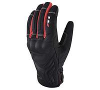 LS2 70021W0132M Guanti Moto Jet 2, Uomo, Nero/Rosso, M