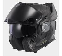 LS2 FF901 Advant X Carbon Solid, casco modulare M male Nero