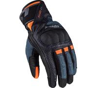 LS2 Air Raptor Guanti da moto in rete traforata, nero-blu-arancione, taglia S per maschi